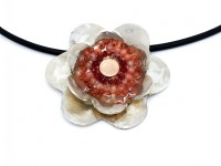 שרשרת פרח קומתיים (ורוד)